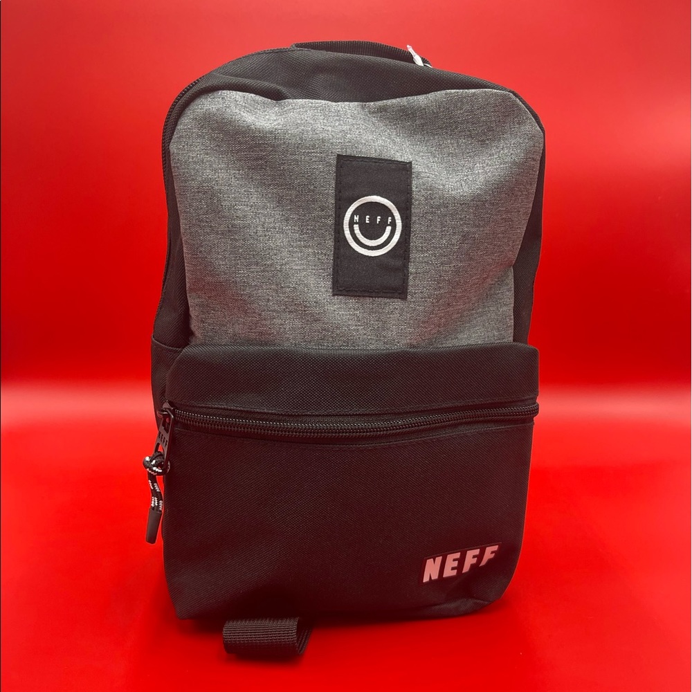 NWT Neff CROSSBODY PACK Mini Sling SHOULDER BAG Travel Gym BLACK HEATHER  Unisex
